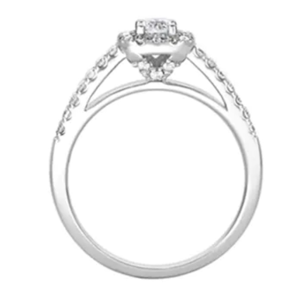 1/2 ct. tw. Canadian Ice Diamond Engagement Ring 14K white gold